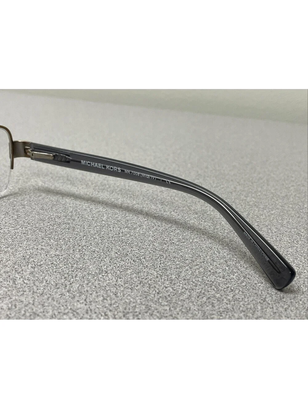 Michael Kors Mitzi IV MK 7008 1081 Brown Blue Half Eyeglasses Frames 53[]17-135